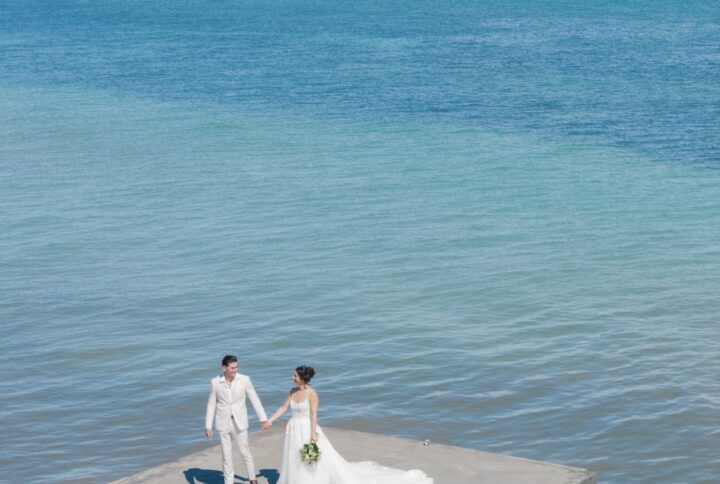A Winter Engagement and a Summer Wedding